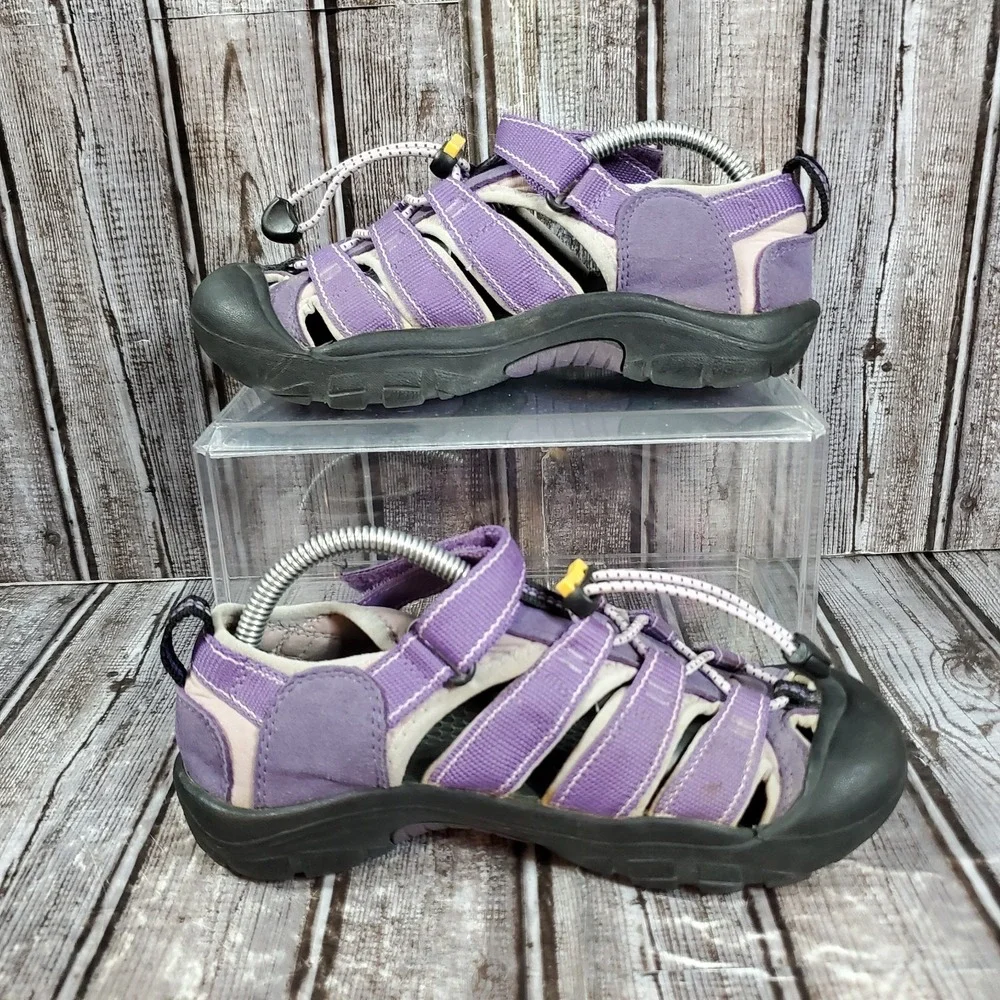 KEEN Youth Newport H2 Waterproof Sandals Purple Hiking Shoes 1006549 Size 3